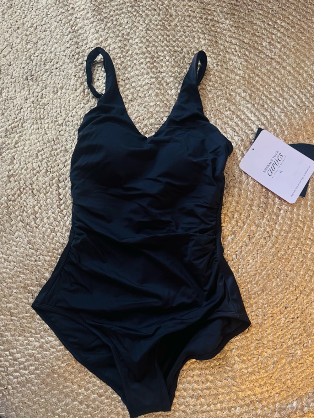 Black One-Piece Swimsuit